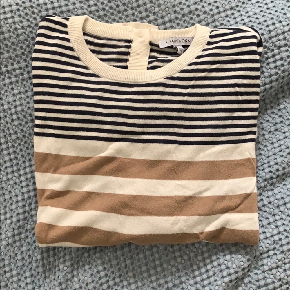 Lightweight striped sweater
